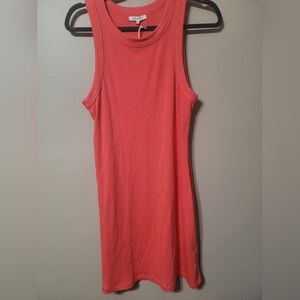 Z Supply Ribbed Coral Top